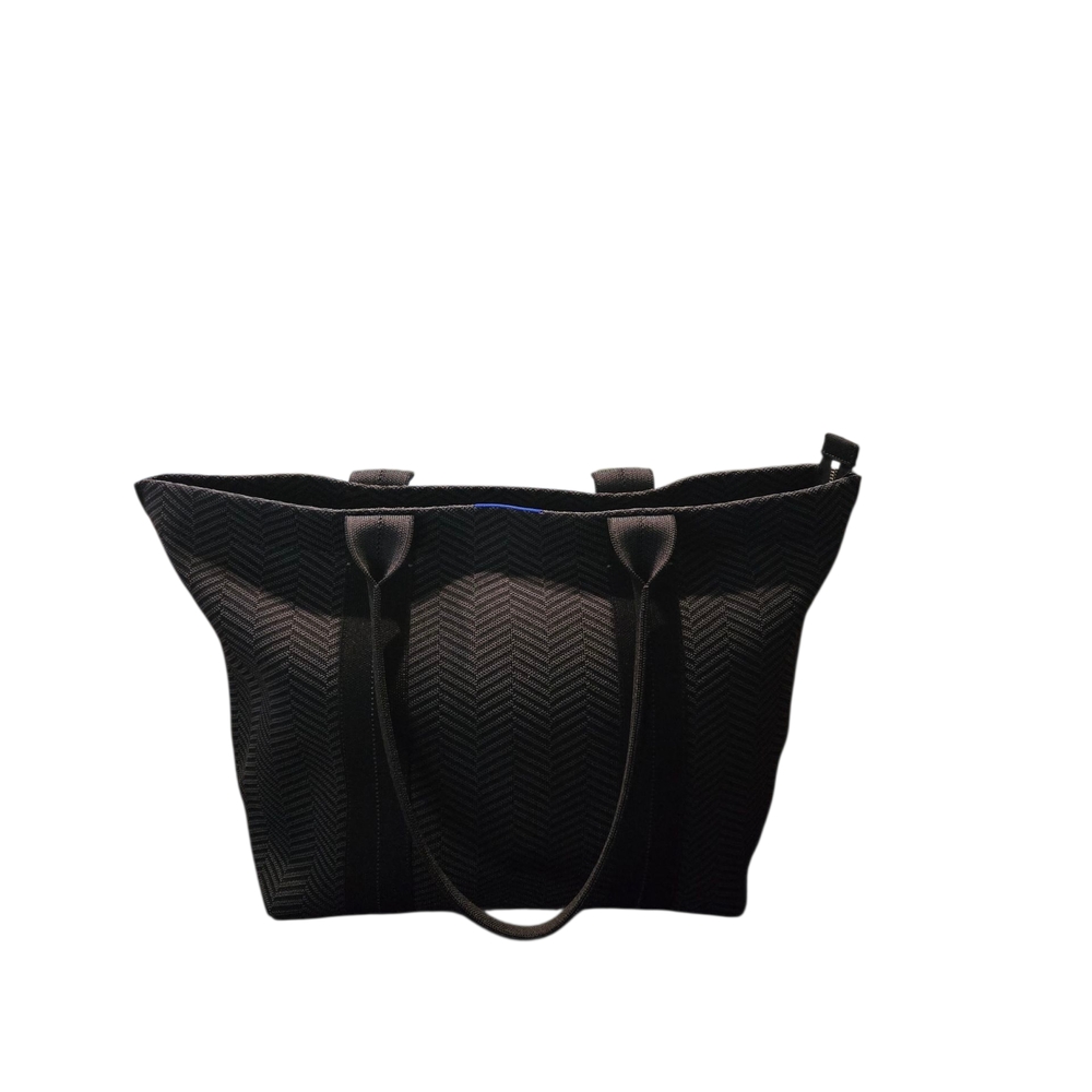 Rothy's Black Chevron Tote Bag